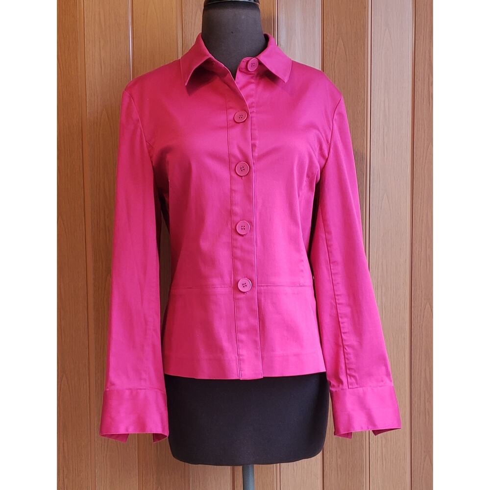 Pursuits, Ltd. Size medium pink long sleeve button up blouse